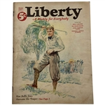 1924 Bobby Jones Liberty: How Bobby Jones Overcame His Temper Magazine - Rare