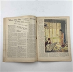 1924 Bobby Jones 'Liberty: How Bobby Jones Overcame His Temper' Magazine - Rare