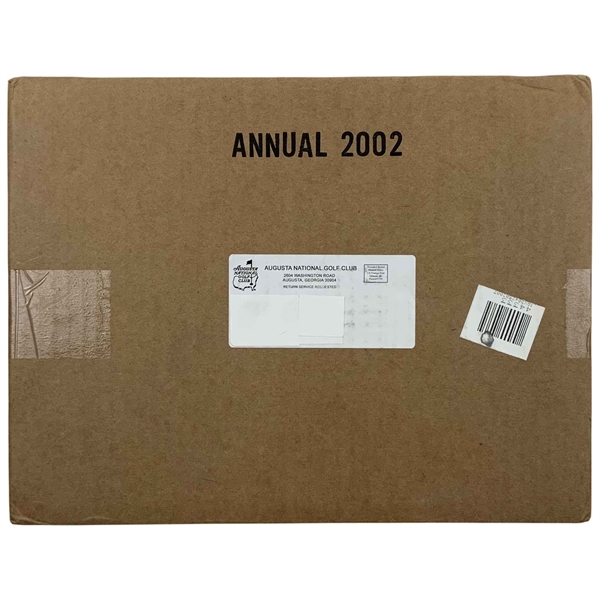 Augusta National Golf Club 2002 Masters Tournament Annual in Original Shipping Box