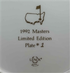 1992 Masters Tournament Lenox Porcelain Plate No. 1 in Original Box w/ Card - 1st in Series!