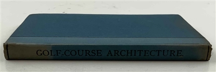 Colt, H. S. and C. H. Alison. Some Essays on Golf-Course Architecture. Country Life, 1920. First Edition (DJ)