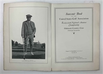 1925 US Amateur at Oakmont Official Program - Bobby Jones 3rd Major Victory - Rare