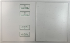 Jack Nicklaus Signed 1986 Masters Tournament Commemorative Scorecard Display JSA ALOA