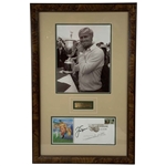 Jack Nicklaus Signed 1972 U.S. Open Commemorative Framed Display JSA ALOA