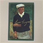 Ben Hogan Signed Mueller Card Tribute Collage - Framed JSA ALOA