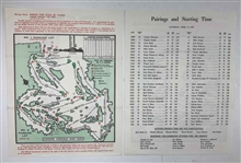 Collection of 1985 Masters Tournament Official Ephemera and Admittance Decals