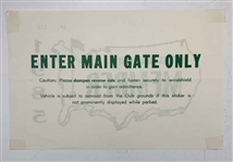 Collection of 1985 Masters Tournament Official Ephemera and Admittance Decals