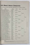 1952 US Women's Amateur Waverley Country Club Program 
