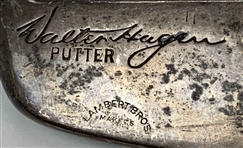 Walter Hagen Lambert Bros Sterling Sterling Dot Face Hickory Shaft Putter