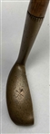 Antique Scottish Patrick of Leven Brass Head Hickory Shaft Putter