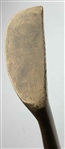 Antique Scottish Patrick of Leven Brass Head Hickory Shaft Putter