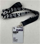 Wayne Gretzky's 2024 LIV Golf Player Guest Credential ID Badge Worn at DJ's LV Win
