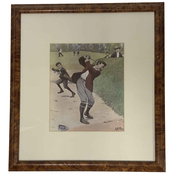Arthur Burdett Frost, Temper, Chromolithograph (Signed)
