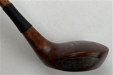 Three Antique Hickory Shaft Wood Golf Clubs Including Wright & Ditson & Seymour Dunn