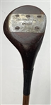 Three Antique Hickory Shaft Wood Golf Clubs Including Wright & Ditson & Seymour Dunn