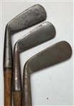 Collection of Eleven Antique Hickory Shafted Golf Clubs Including A. Duncan and Anderson Anstruther
