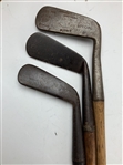 Collection of Eleven Antique Hickory Shafted Golf Clubs Including A. Duncan and Anderson Anstruther