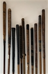 Collection of Eleven Antique Hickory Shafted Golf Clubs Including A. Duncan and Anderson Anstruther