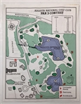 Arnold Palmer Signed 1997 Masters Tournament Par 3 Contest Program Sheet JSA ALOA
