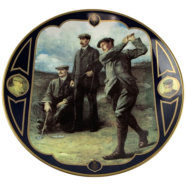 1995 R&A The Triumvirate Vardon, Braid & Taylor Ltd Ed Plate #273 - St Andrews 25th OPEN