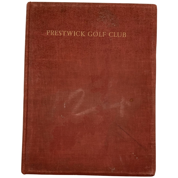 Shaw, James E. Prestwick Golf Club: A History and Some Records. Jackson, Son & Co., 1938. First Edition
