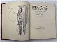 Shaw, James E. Prestwick Golf Club: A History and Some Records. Jackson, Son & Co., 1938. First Edition