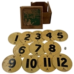 Vintage Boxed Clock Golf Garden Game Set