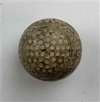 Antique Scottish Bramble Pattern Gutta-Percha Golf Ball
