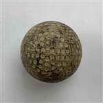 Antique Scottish Bramble Pattern Gutta-Percha Golf Ball