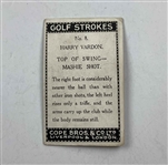 A Group of Seven 1923 Cope Brothers and Company Golf Strokes Kenilworth Cigarette Cards