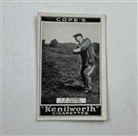 A Group of Seven 1923 Cope Brothers and Company Golf Strokes Kenilworth Cigarette Cards