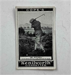 A Group of Seven 1923 Cope Brothers and Company Golf Strokes Kenilworth Cigarette Cards