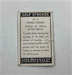 A Group of Seven 1923 Cope Brothers and Company Golf Strokes Kenilworth Cigarette Cards