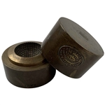 Late 1800s John White and Co Brass Gutta Percha Golf Ball Mold