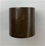 Late 1800's John White and Co Brass Gutta Percha Golf Ball Mold