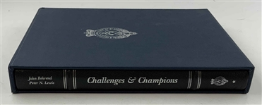 Behrend & Lewis. Challenges and Champions. R&A Golf Club, 1998. Limited Edition #89/275 (Signed)