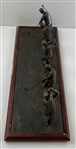Jack Nicklaus Swing Sequence 5-Figure Bill Selby 'The Full Swing' Bronze-Five Golf Sculpture on Wood Base