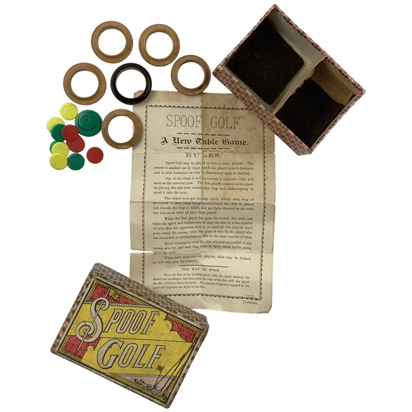F. H. Ayres Spoof Golf A New Table Game with Original Box