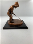 Pinehurst Country Club Balfour Putter Boy Bronze Sundial Statue
