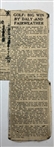 Collection of Vintage Newspaper Clippings and Ephemera Relating to Irish Golfer Fred Daly and Ulster Professional Golf, 1936-1949