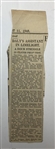 Collection of Vintage Newspaper Clippings and Ephemera Relating to Irish Golfer Fred Daly and Ulster Professional Golf, 1936-1949