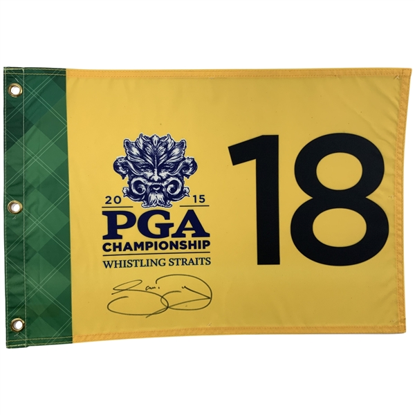 Jason Day Signed 2015 PGA Championship Whistling Straits JSA ALOA