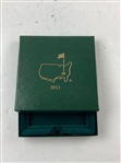 Two Augusta National Golf Club 24 Karat Gold Finish Commemorative Holiday Ornaments