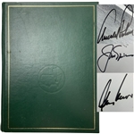 Big 3 Jack, Arnie, Gary & 20+ Signed 1978 Masters: The First Forty One Years Augusta National Golf Club JSA ALOA