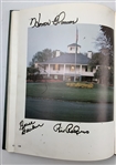 Big 3 Jack, Arnie, Gary & 20+ Signed 1978 Masters: The First Forty One Years Augusta National Golf Club JSA ALOA