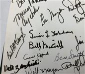Big 3 Jack, Arnie, Gary & 20+ Signed 1978 Masters: The First Forty One Years Augusta National Golf Club JSA ALOA