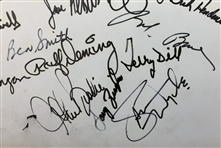 Big 3 Jack, Arnie, Gary & 20+ Signed 1978 Masters: The First Forty One Years Augusta National Golf Club JSA ALOA