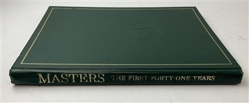 Big 3 Jack, Arnie, Gary & 20+ Signed 1978 Masters: The First Forty One Years Augusta National Golf Club JSA ALOA