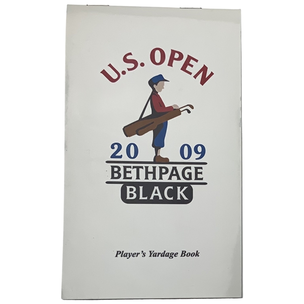 2009 US Open Player Official Yardage Book Bethpage Black