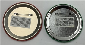 A Set of Six Frank Sinatra Celebrity Invitational Commemorative Pinback Buttons 2004-2010